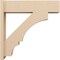 Ekena Millwork 7 1/2-in W x 28-in D x 28-in H Balboa Block Rough Cedar Woodgrain TimberThane Outlooker, Primed Tan OUTUR075X28X28BOA44RCPR - alternate 3